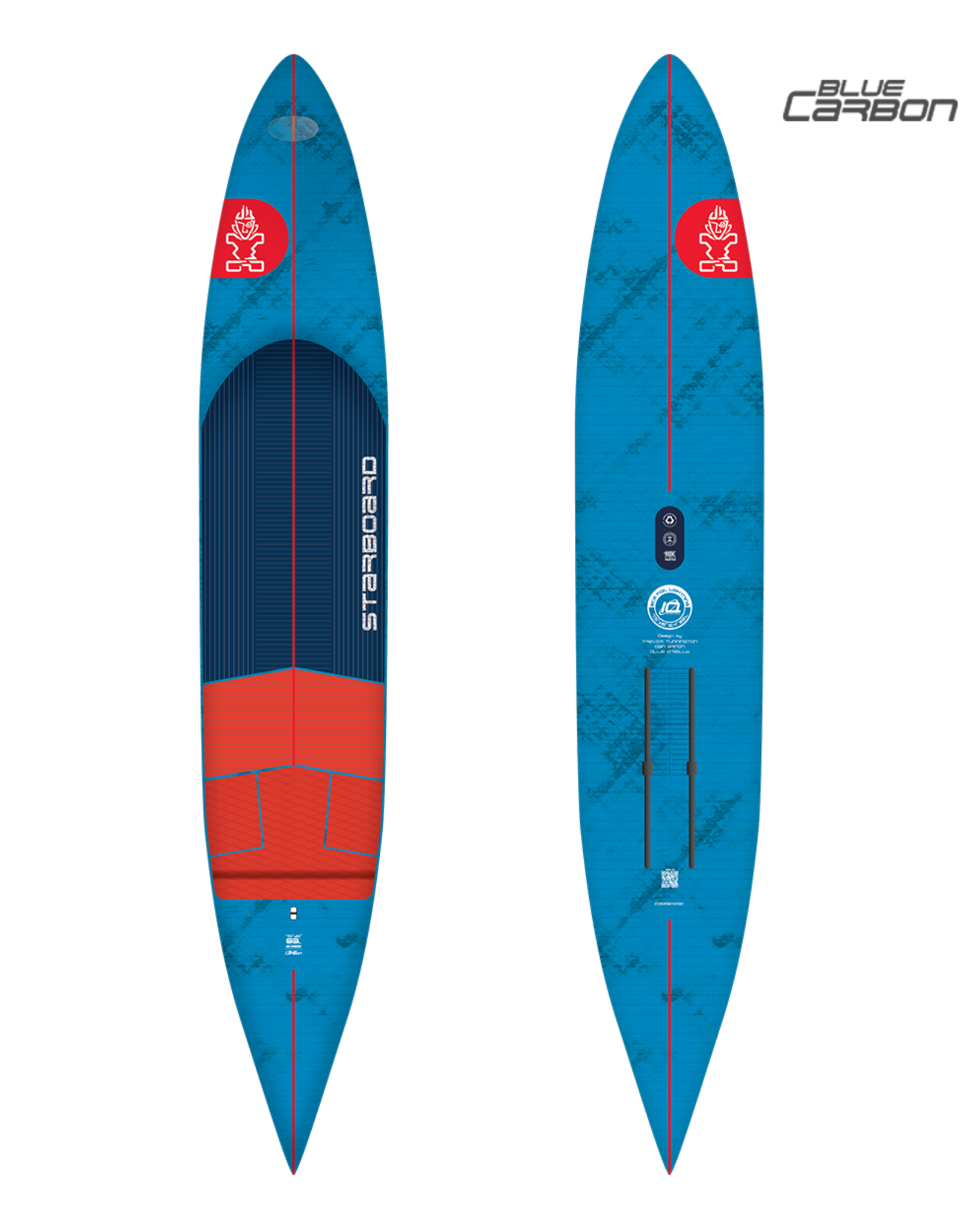 Starboard 2025 STARBOARD ACE FOIL LIGHTNING 7'5 X 15" BLUE CARBON - NO FOOTSTRAPS