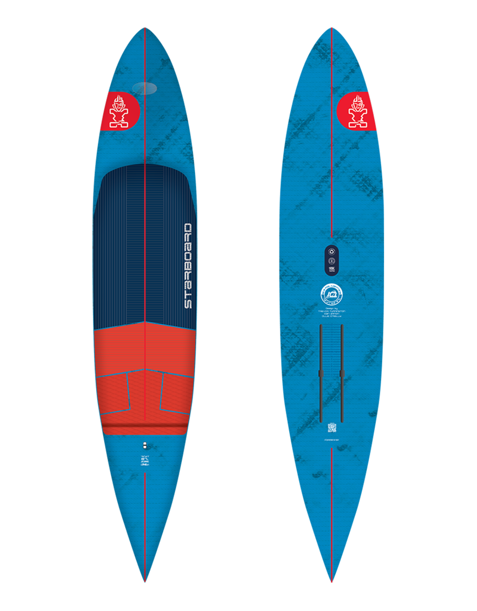 Starboard 2025 STARBOARD ACE FOIL LIGHTNING 7'6 X 17" BLUE CARBON - NO FOOTSTRAPS