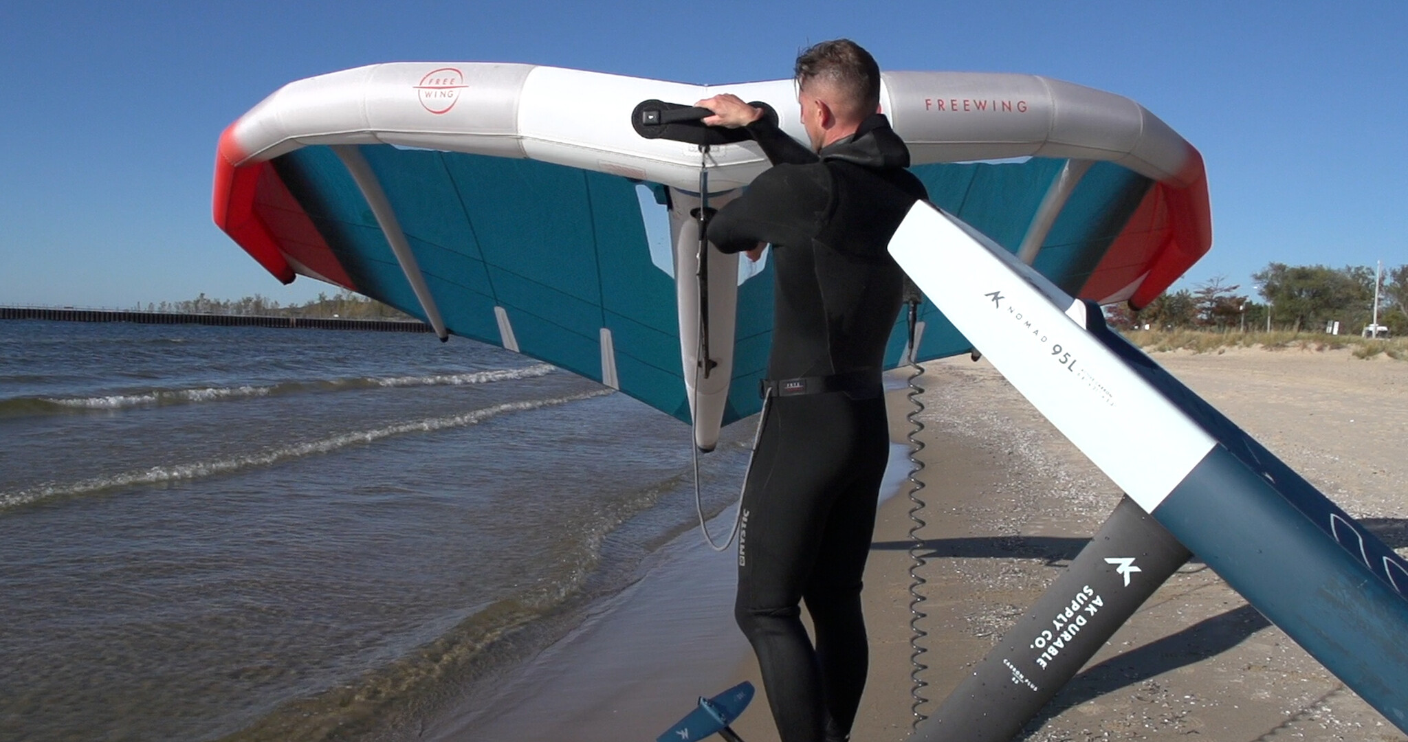 FreeWing V5 7m Wingfoil Review: What's the best light wind FreeWing V5 7m Wingfoil Review: What's the best light wind