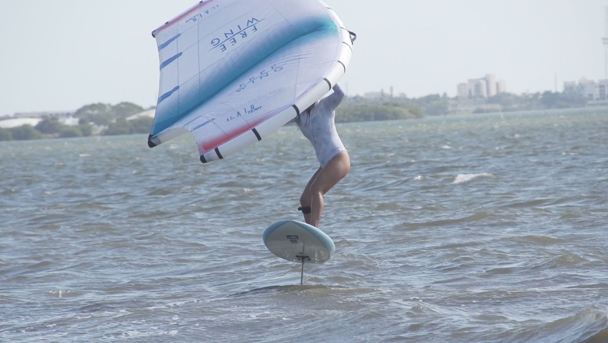 Wingsurfing in Cocoa Beach