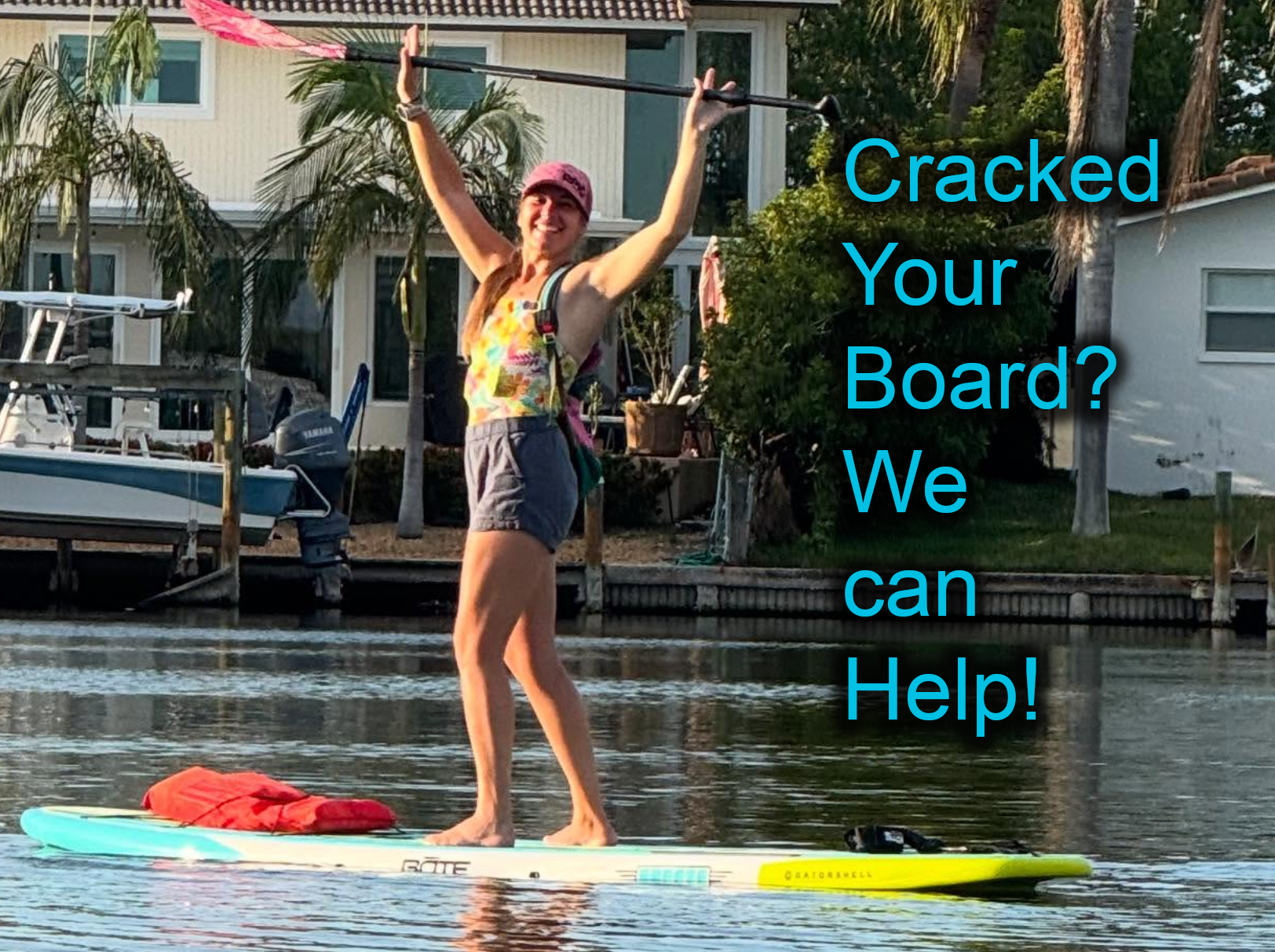 Where can I get my wing board or paddle board repaired in Cocoa Beach?