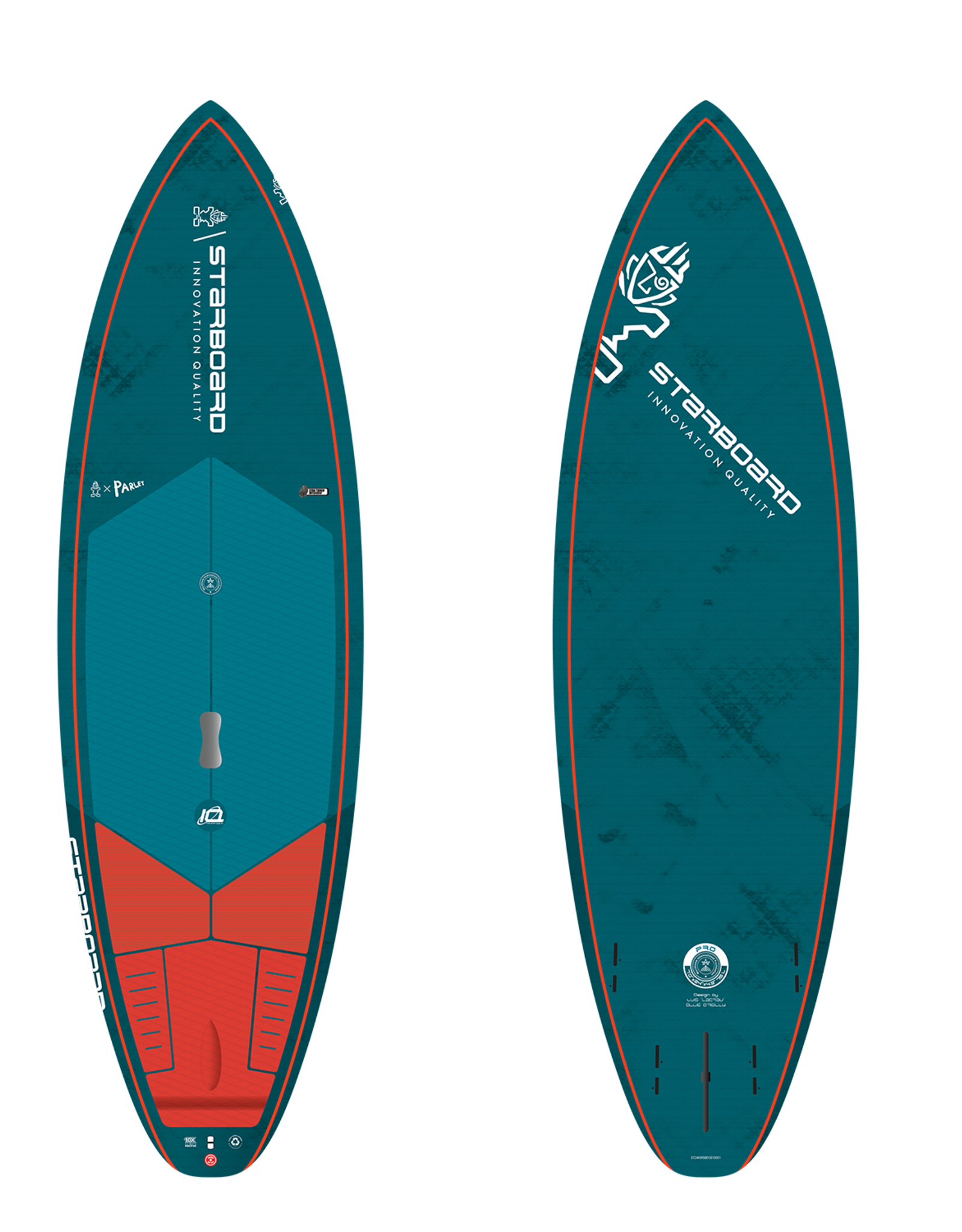Starboard 2024 STARBOARD PRO 7'10" X 28" BLUE CARBON SANDWICH