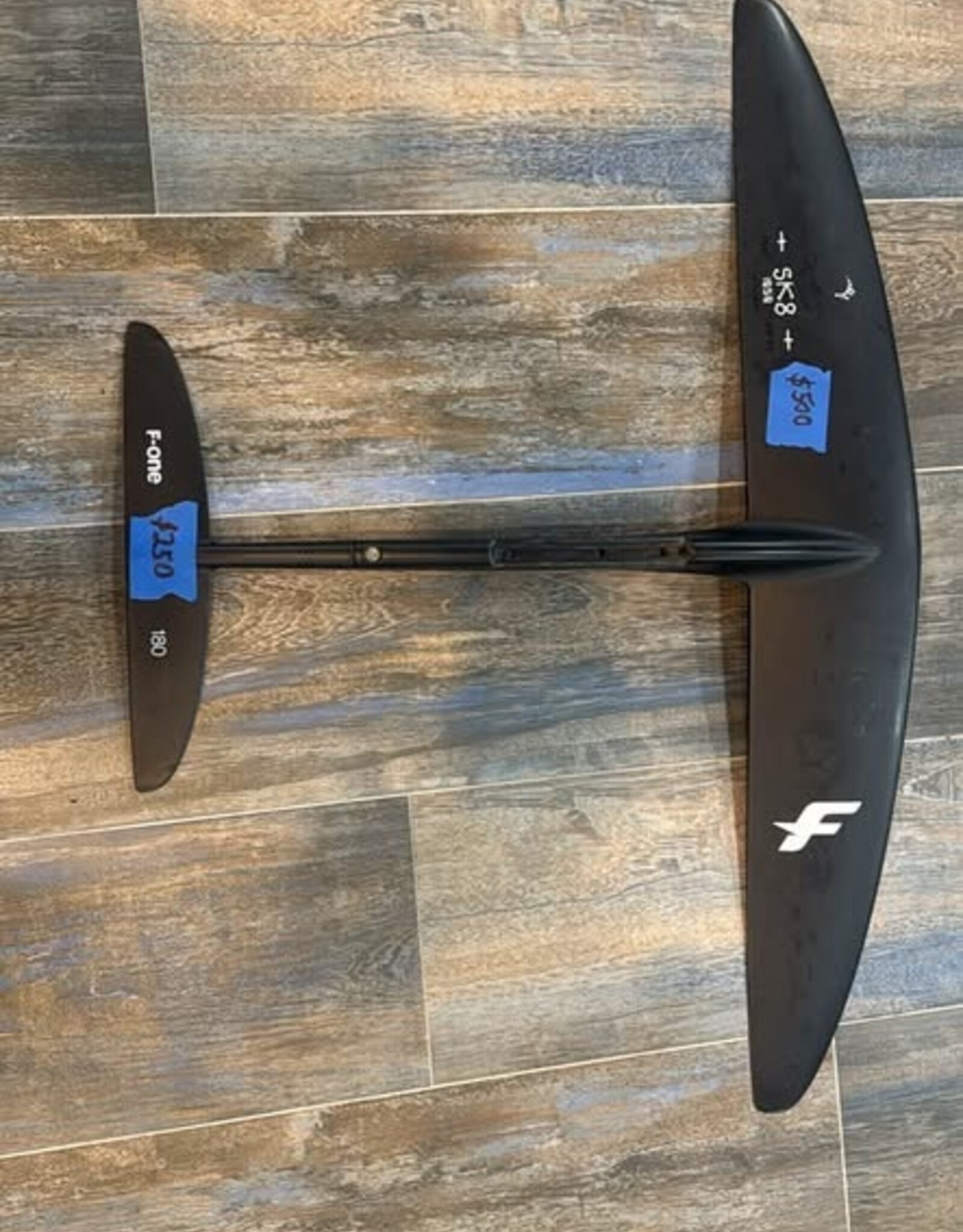 F-One USED F-One SK8 1050 front wing and 180 Carving tail wing