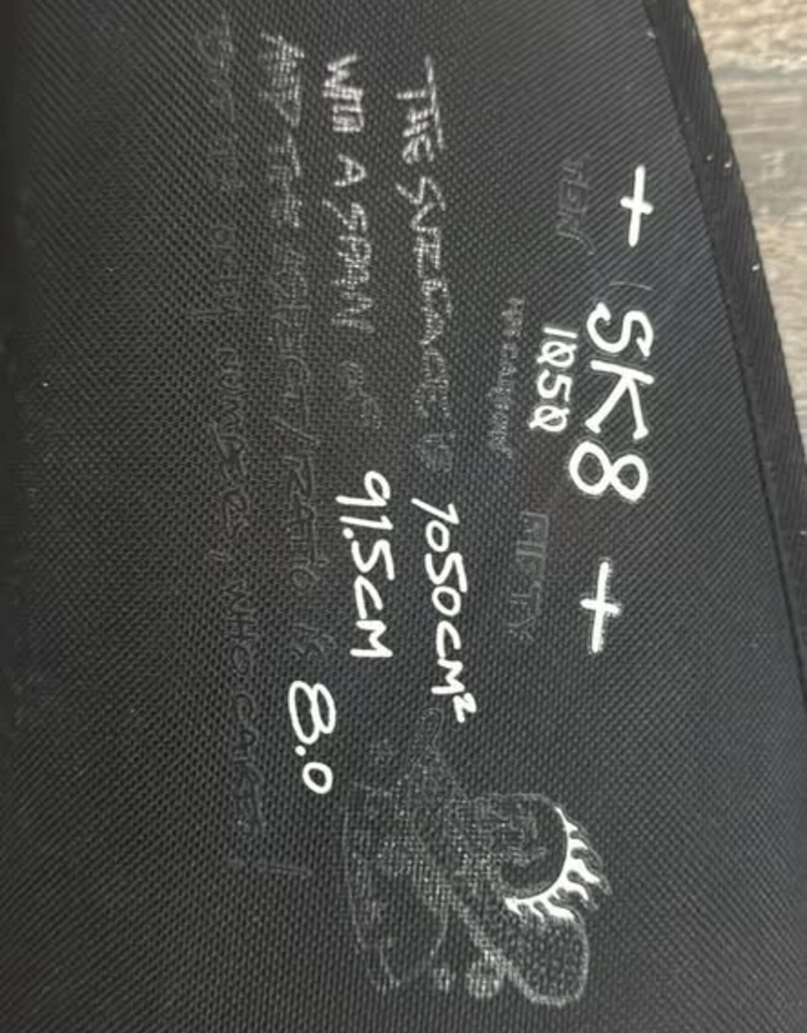 F-One USED F-One SK8 1050 front wing and 180 Carving tail wing