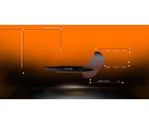 CODE FOILS FRONT WING 700 X - Epic Boardsports