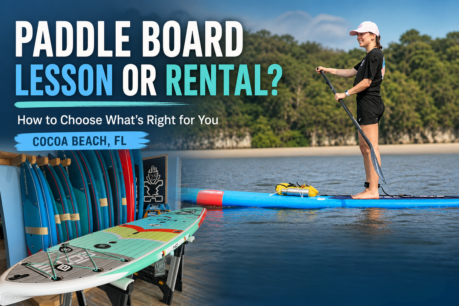Should You Book a Paddle Board Lesson or Rent in Cocoa Beach?