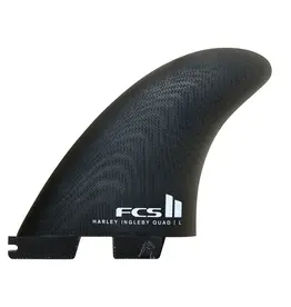 FCS FCS II HARLEY PC BLACK QUAD FINS
