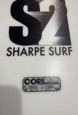 USED CoreVac Stu Sharpe Surf SUP Paddleboard 7’6” X 31.5” X 3.3” (98L Estimated)