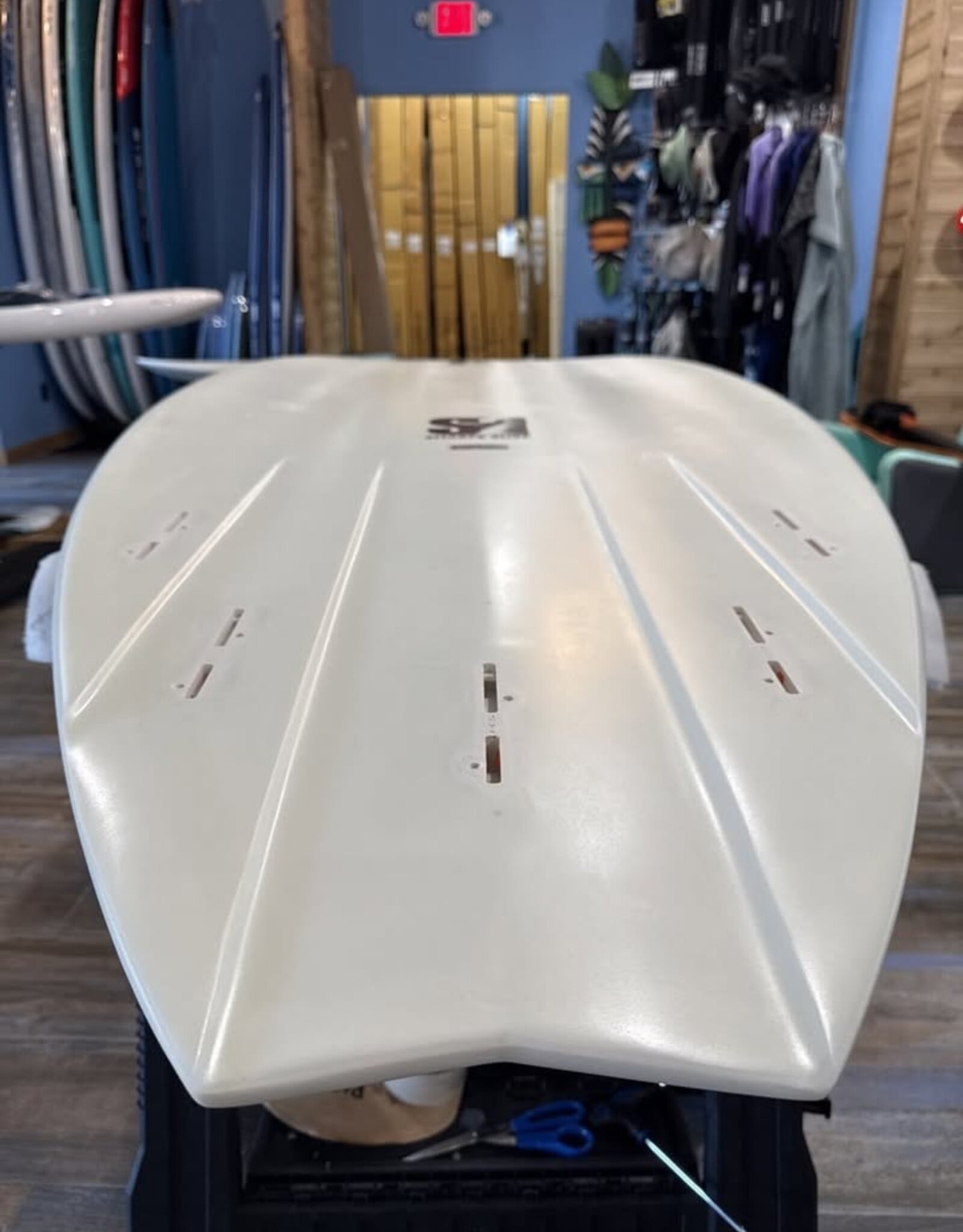 USED CoreVac Stu Sharpe Surf SUP Paddleboard 7’6” X 31.5” X 3.3” (98L Estimated)