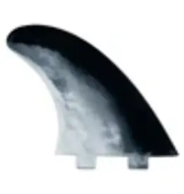 FCS FCS 1 MR TWIN + 1  PC M-L BLACK/WHITE RETAIL FINS