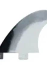 FCS FCS 1 MR TWIN + 1  PC M-L BLACK/WHITE RETAIL FINS