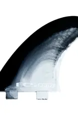 FCS FCS 1 MR TWIN + 1  PC M-L BLACK/WHITE RETAIL FINS