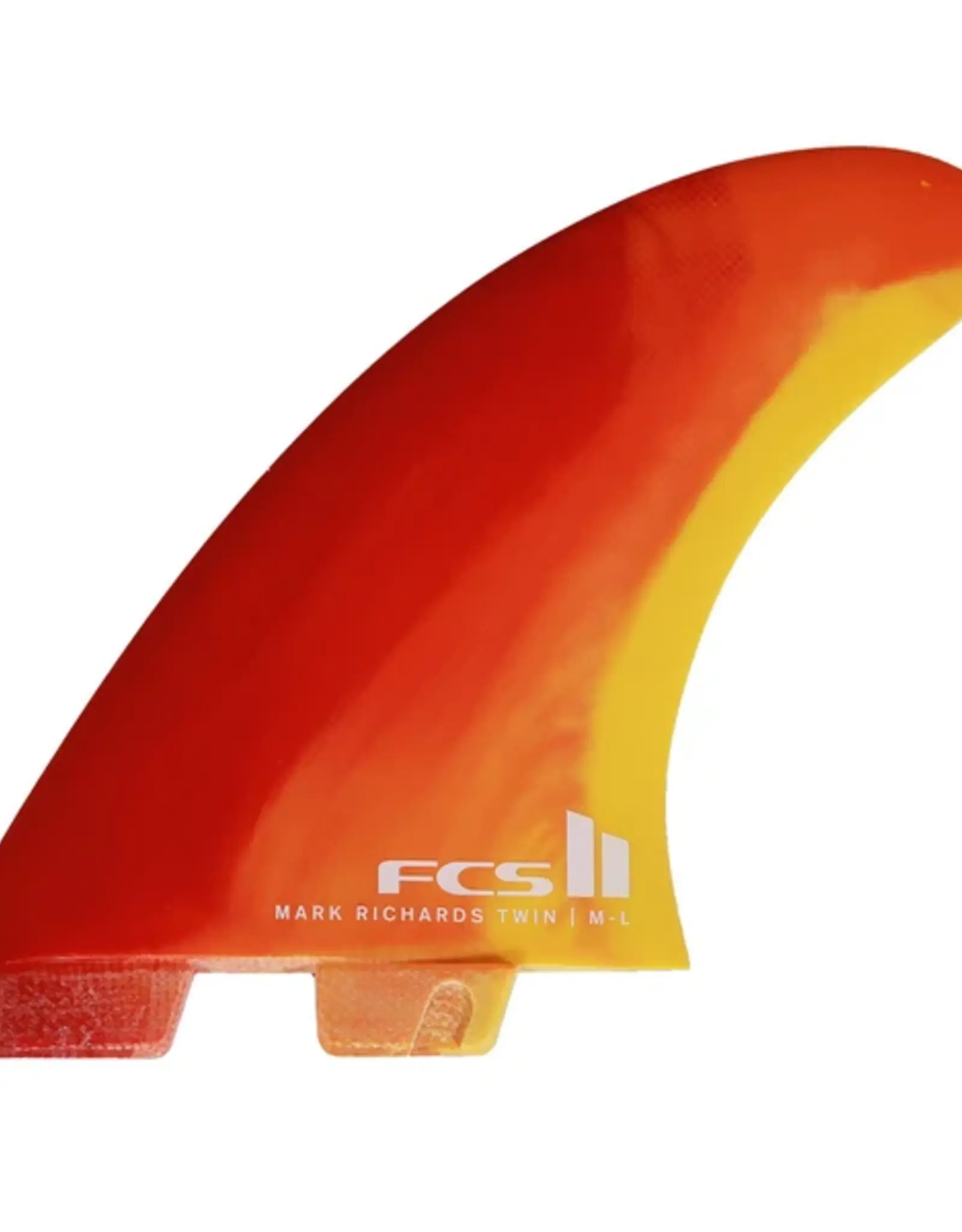 FCS FCS II MR TWIN + 1  PC M-L SUNSET SWIRL RETAIL FINS