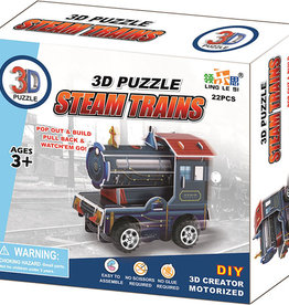3D Steam Train Puzzle