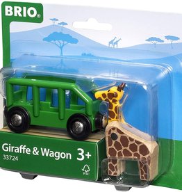 Brio BRIO Giraffe and Wagon Train