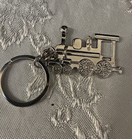 Charles Products Silver Engine Keychain