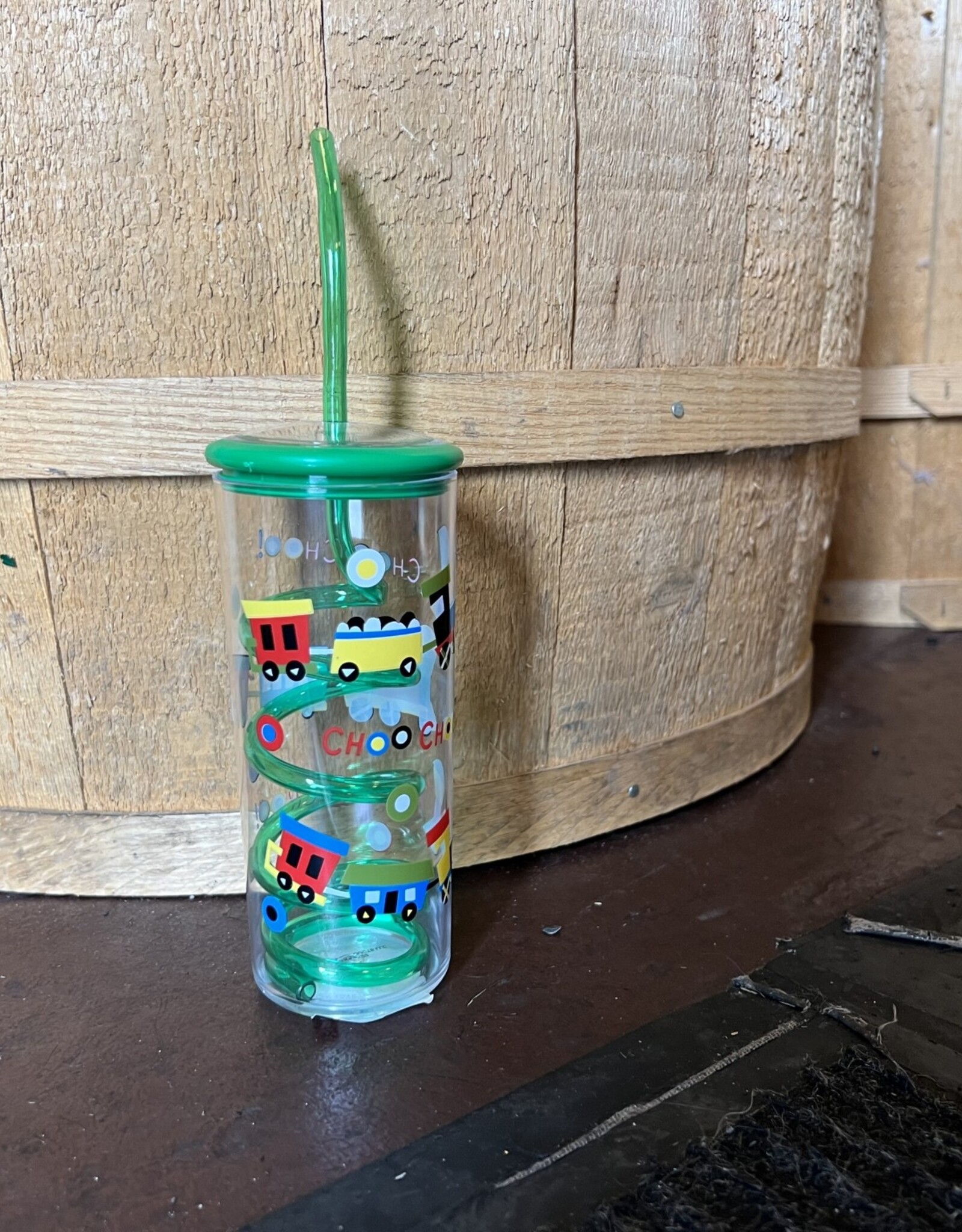 Choo Choo Train Twisty Straw Cup