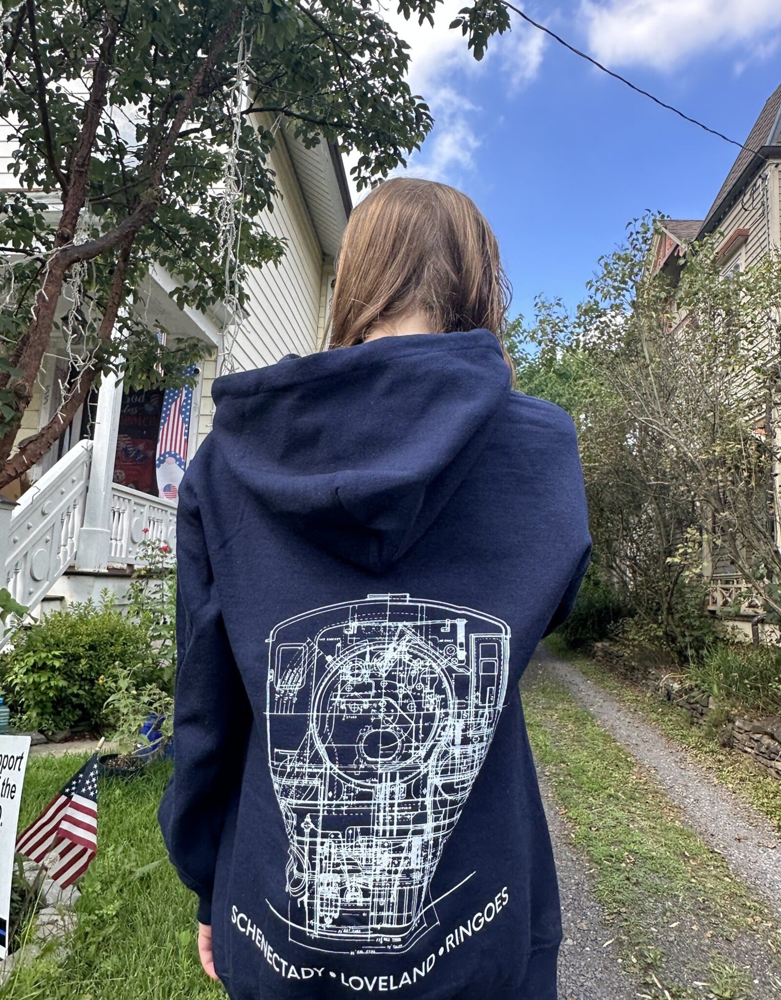 Printed hoodie, Collection 2023