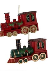 Plastic Train Ornaments