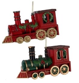 Plastic Train Ornaments