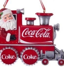 Coca-Cola Resin Santa Train