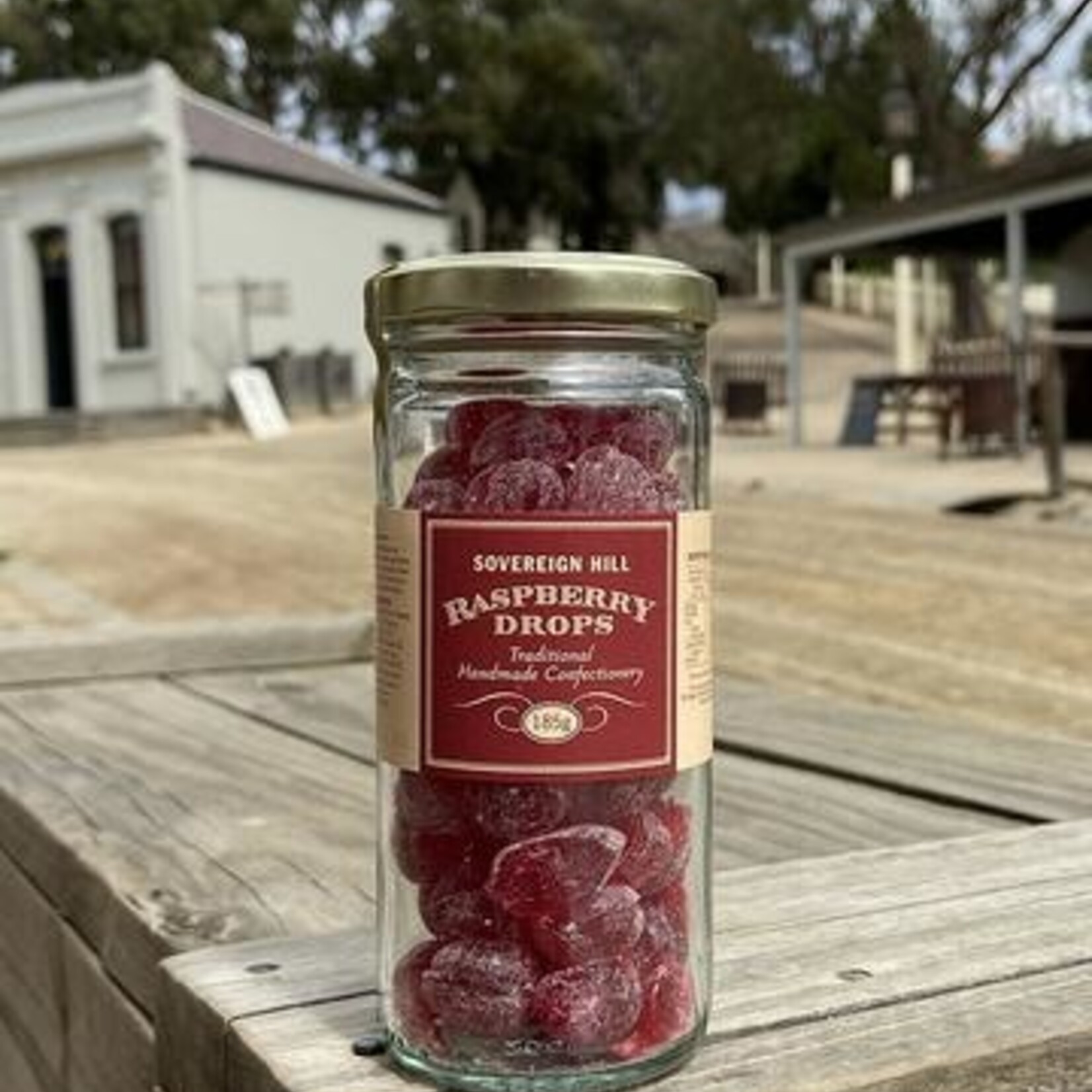 Sh Sweets Raspberry Drops 185g