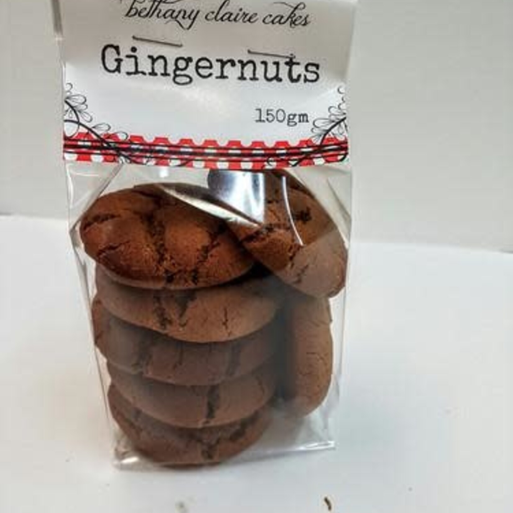 BC Home Made Gingernuts 150g Bethany Claire Cakes