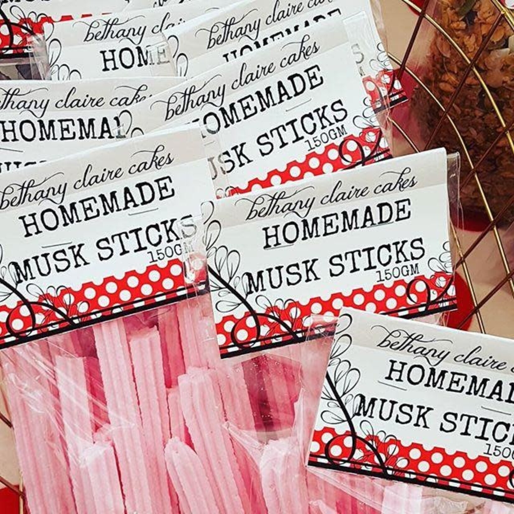BC Musk Sticks 150g Homemade Bethany Claire