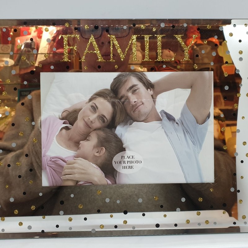 Family 6 X 4 Glass Photo Frame