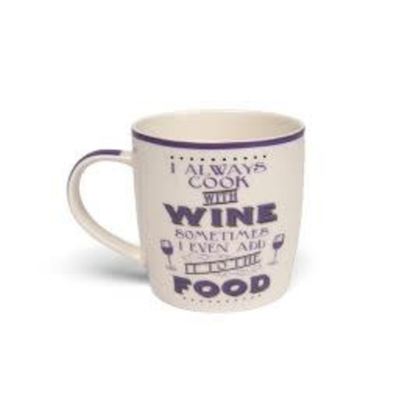 Boxe Mug- I Always Cook With Wine