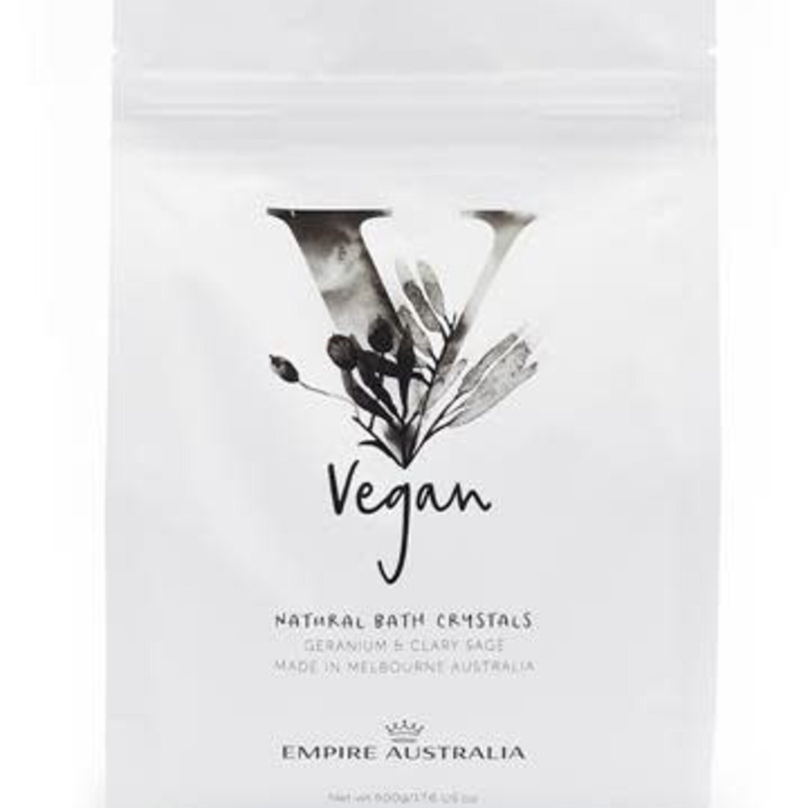 EA Vegan Bath Salts Geranium & Clary Sage 1