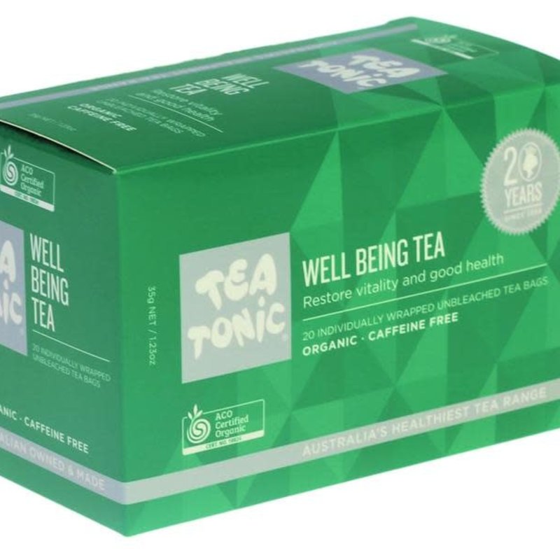 TT Well Being Tea 20 Tea Bag Box