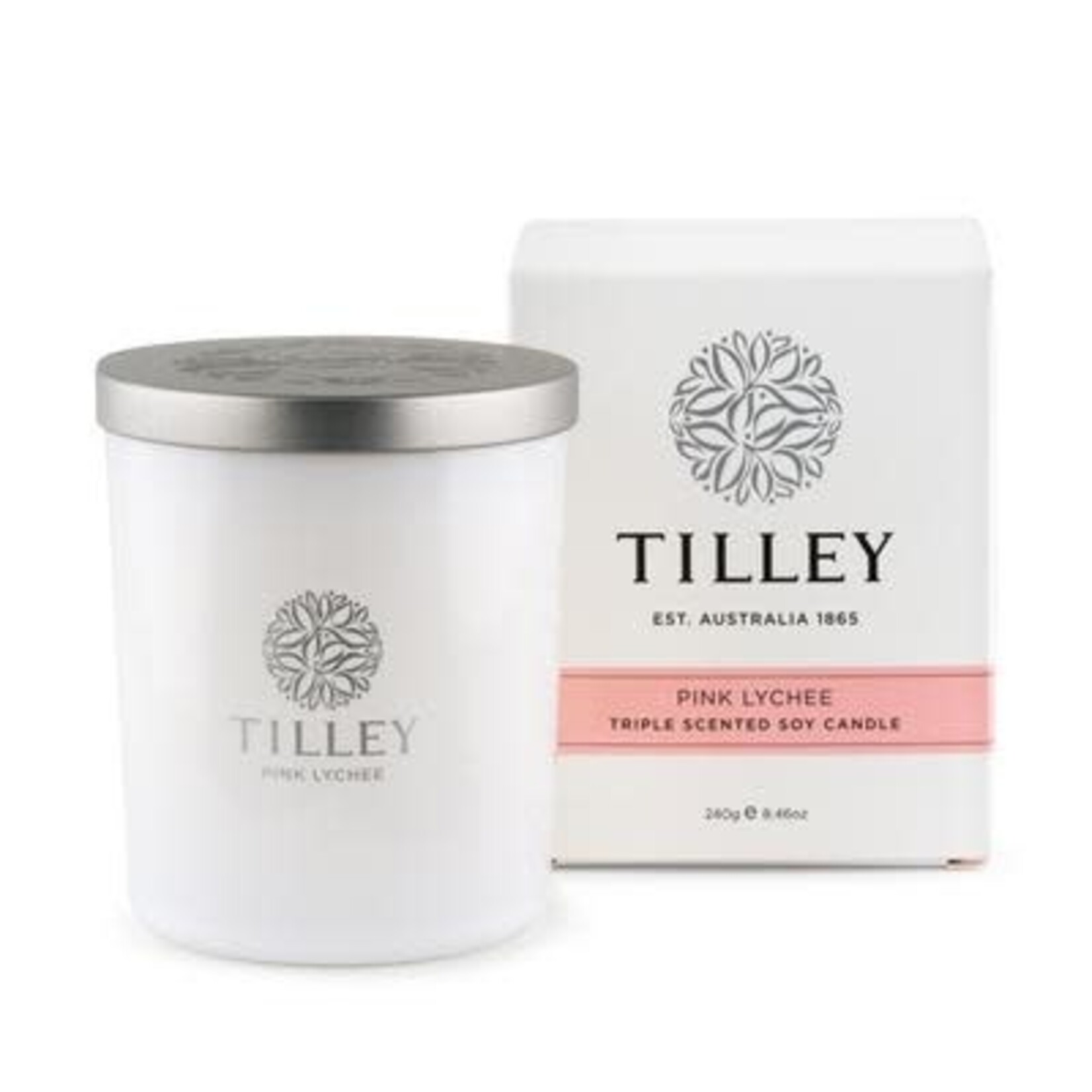 TSA Pink Lychee TCW Soy Candle 240g