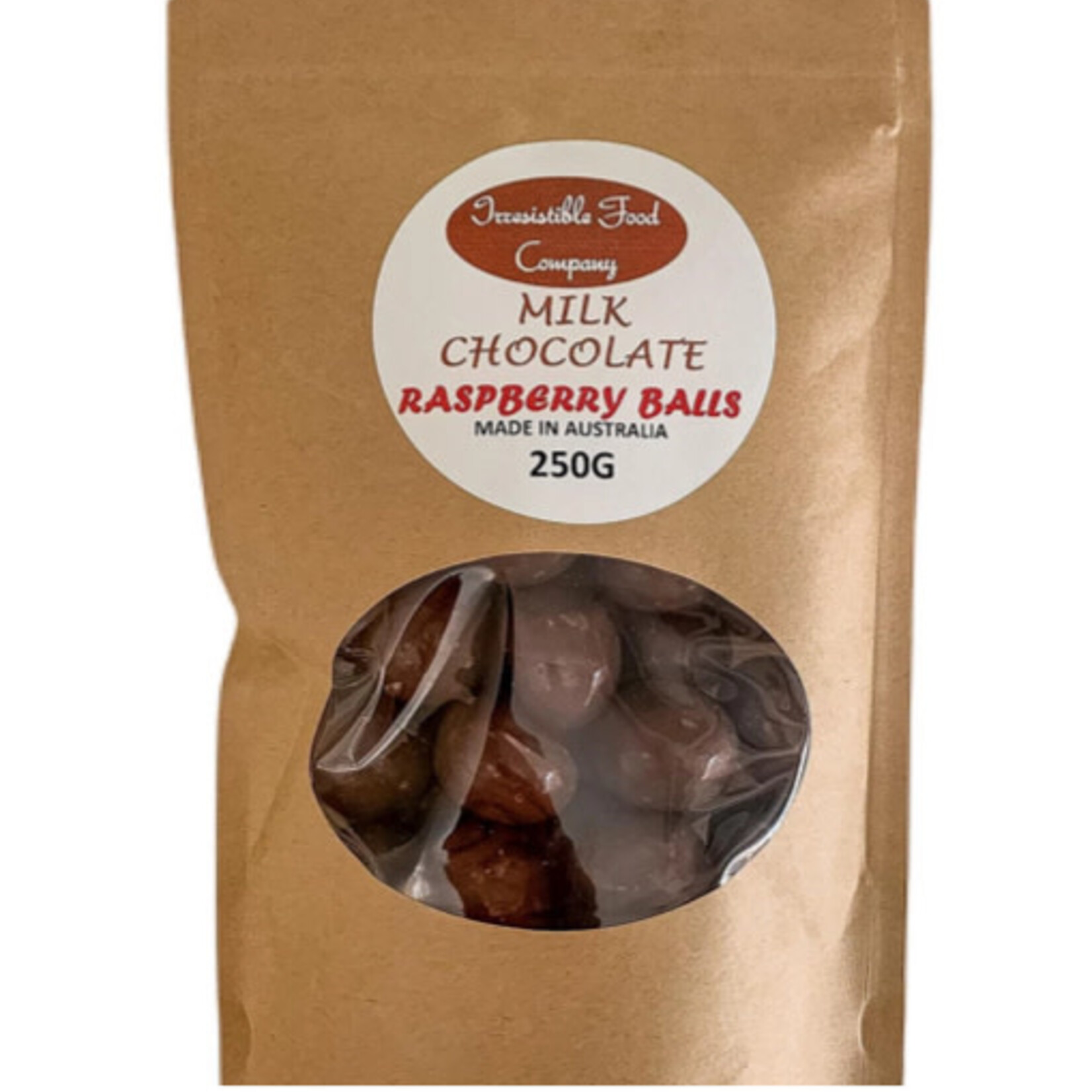 MC Milk Choc Raspberrys 200g