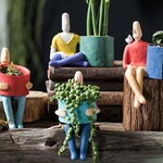 Ceramic Pot Men (random Selection)