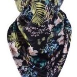 MaskIt Scarf Tropical- Black