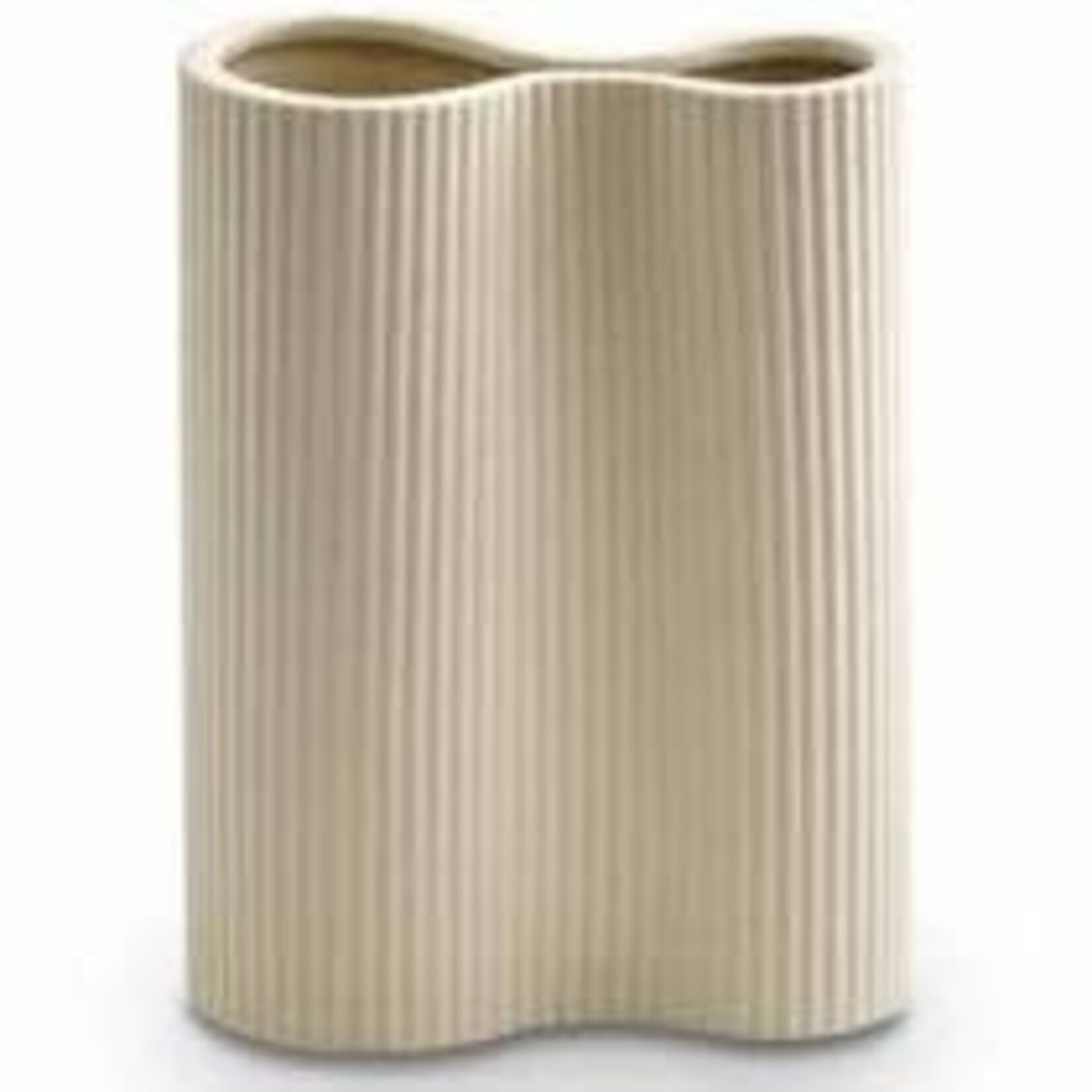 Ribbed Infinity Vase Small