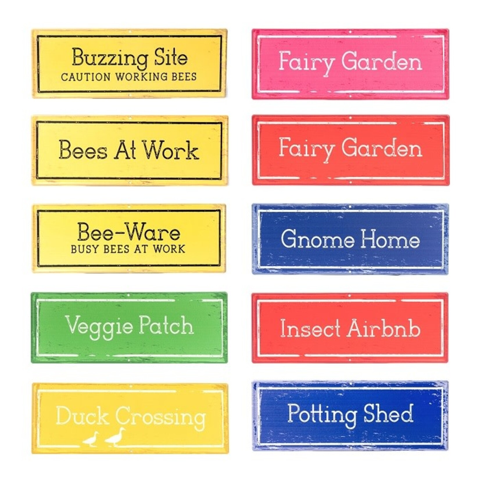 Bee Garden Signs Mixed