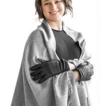 Suri Alpaca Shawl Silver Gray