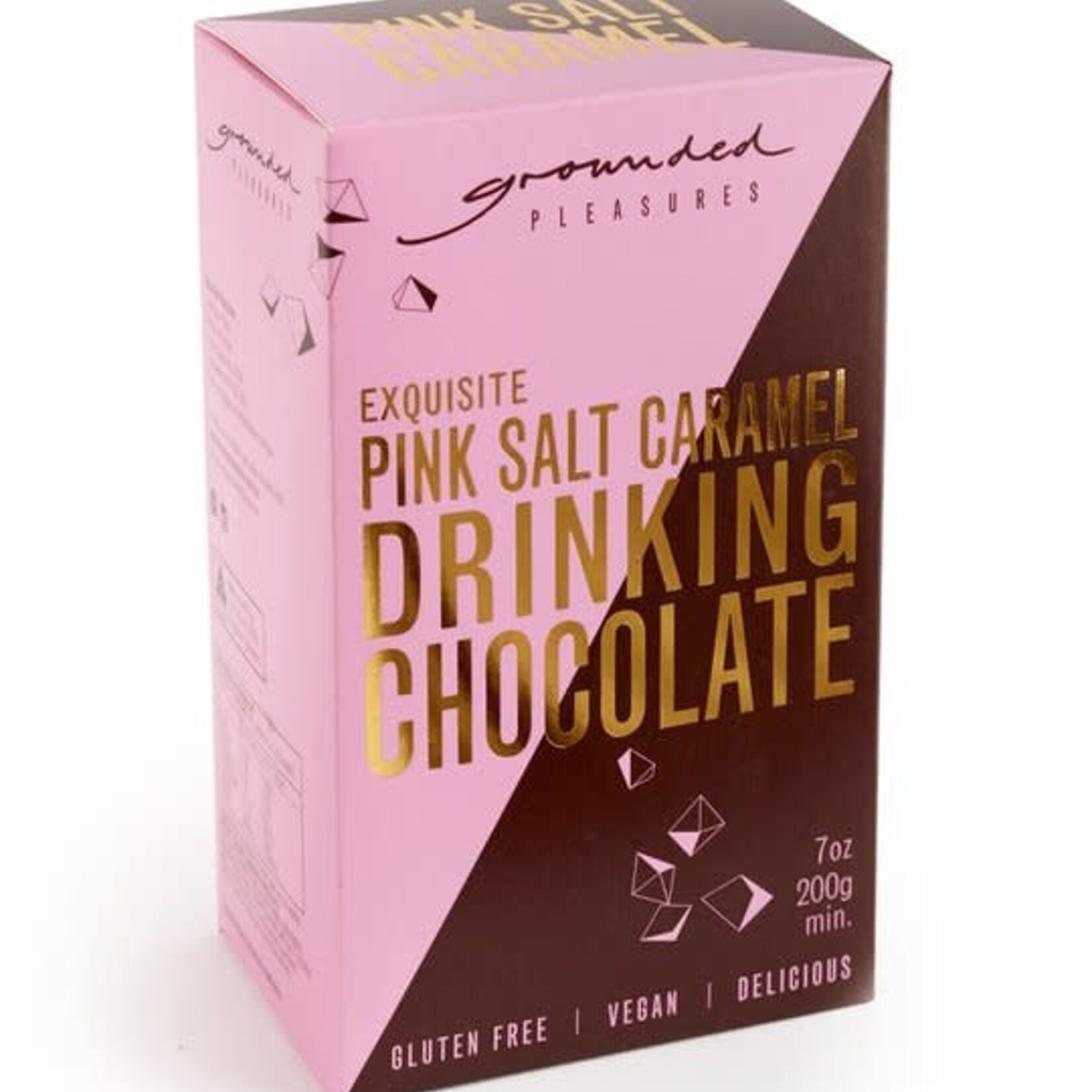 GPC Pink salted Caramel Drinking Chocolate Grounded  Pleasures