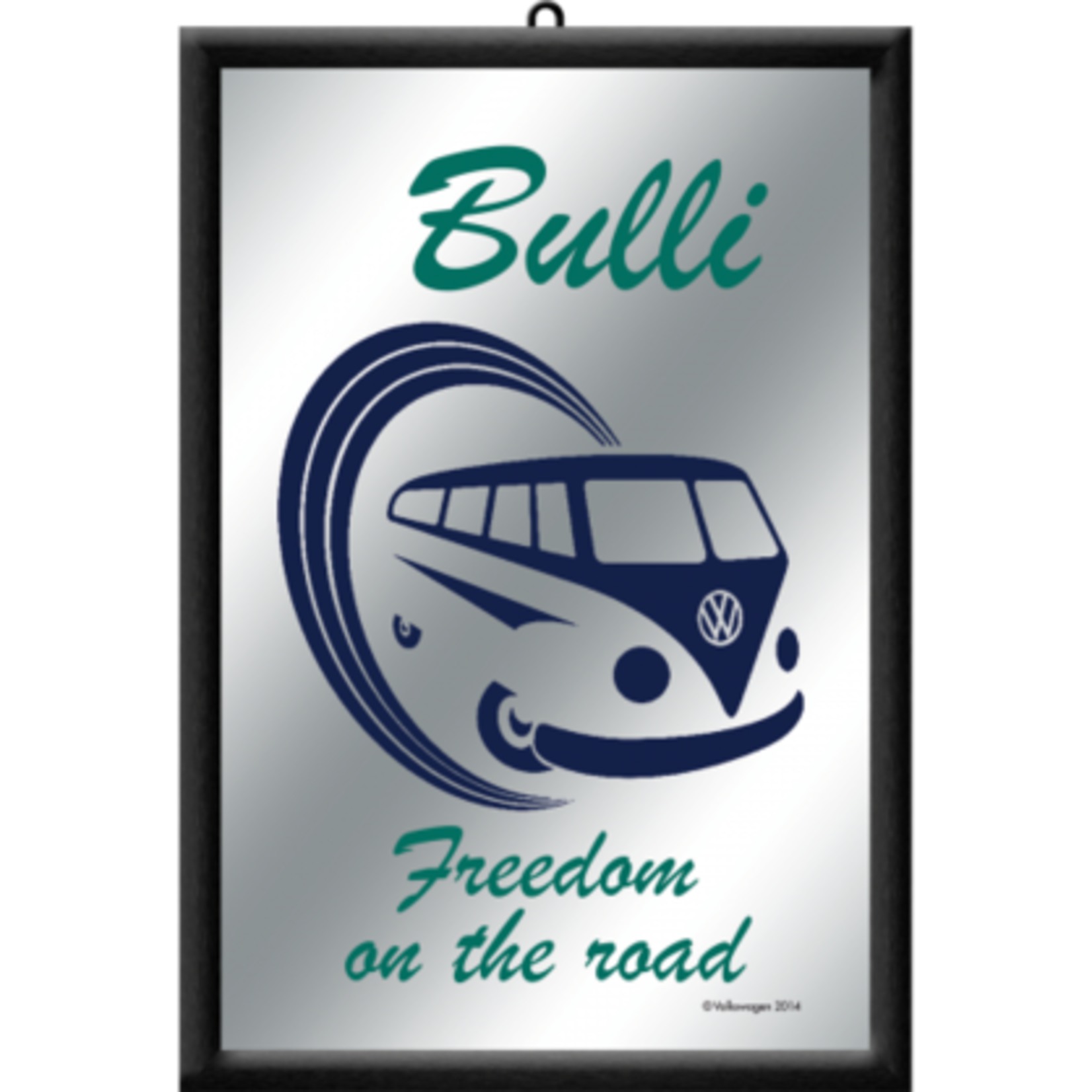 Vw Bulli Freedom On The Road- Mirror