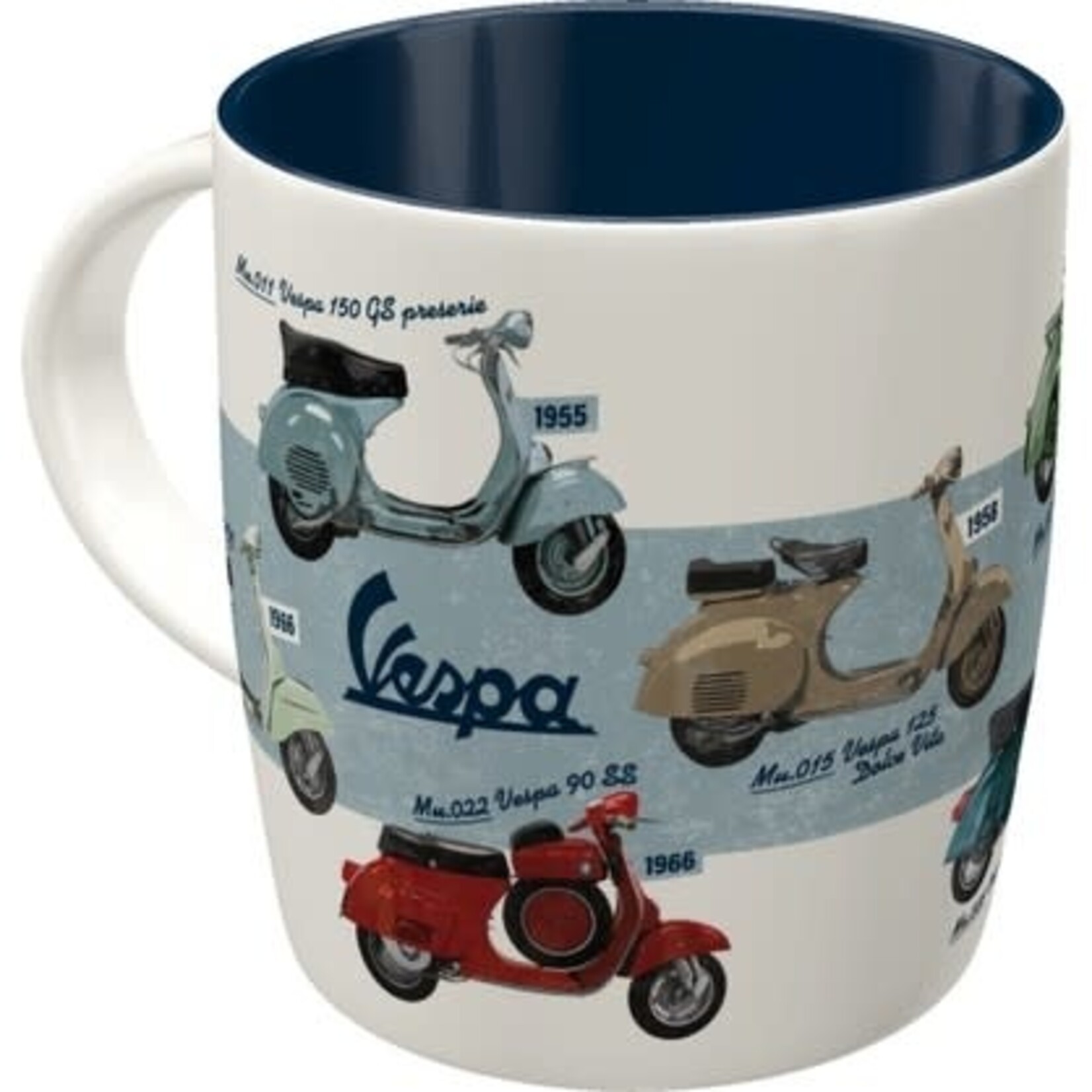 Vespa Modle Chart -mug