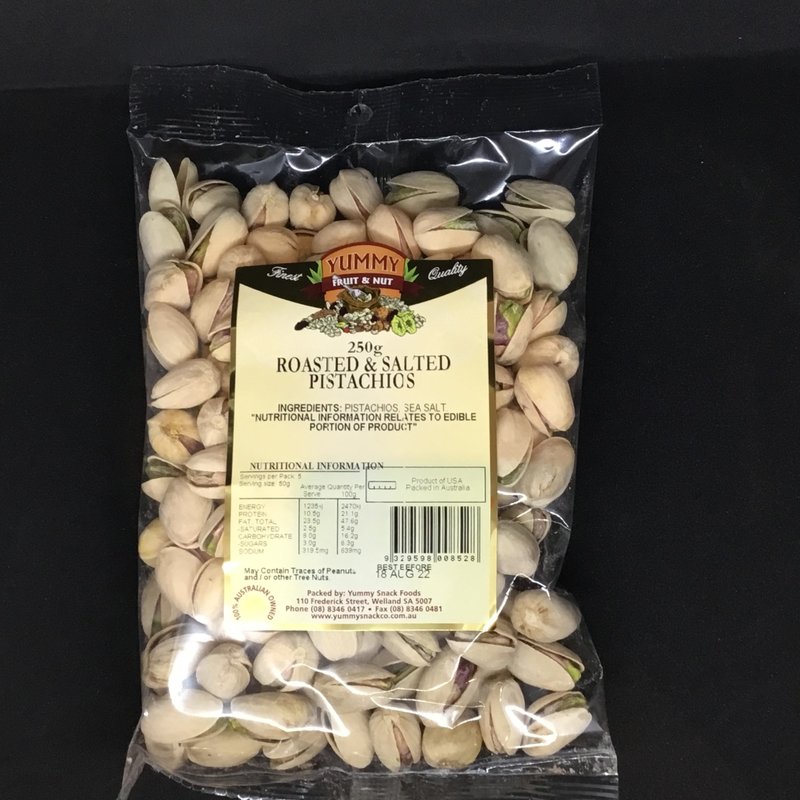 Pistachios Roasted & Salted 250g