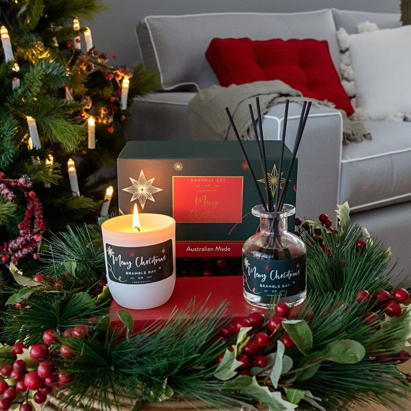 Xmas Frankincense Gift Set Candle And Diffuser