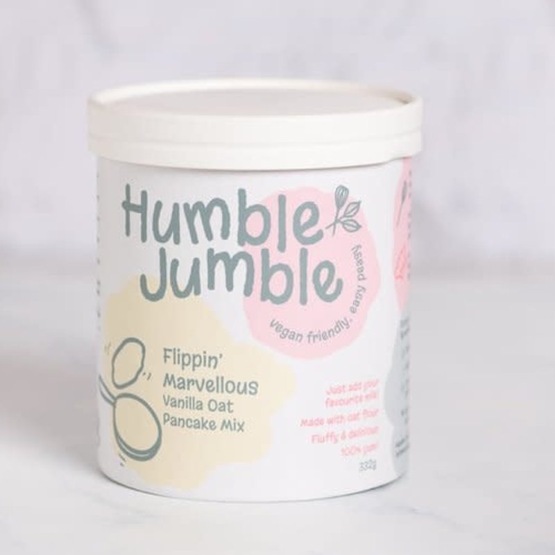 Flippin' Marvellous Vanilla Oat Pancake Mix 330g -Vegan Humble Jumble Foods