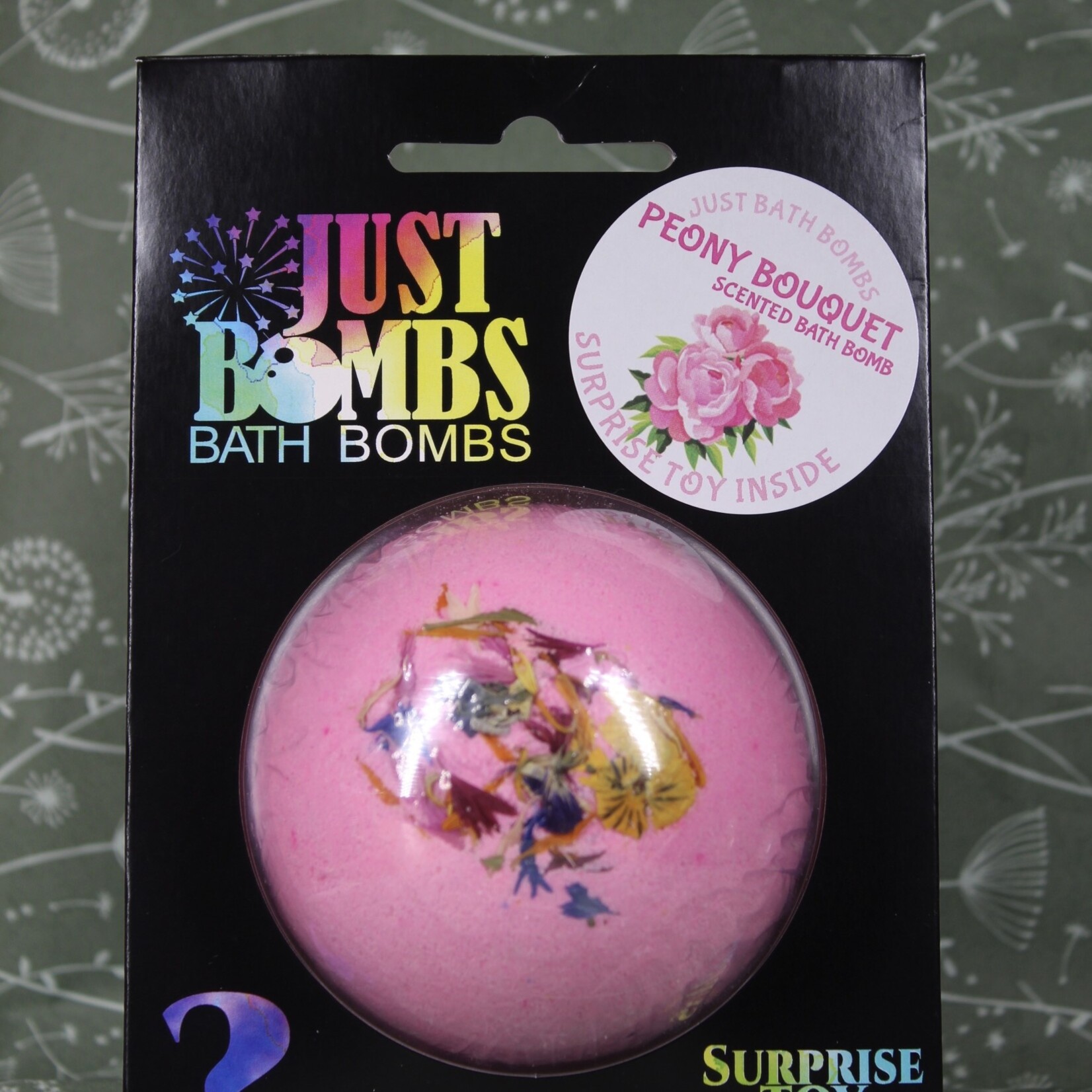 Toy Surprise Bath Bomb- Peony Bouquet