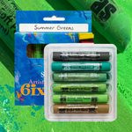 Summer Greens Art Spectrum Soft Pastel 6 Pack