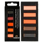 Rich Oranges Rembrandt 5 Soft Pastel 1/2 Stick