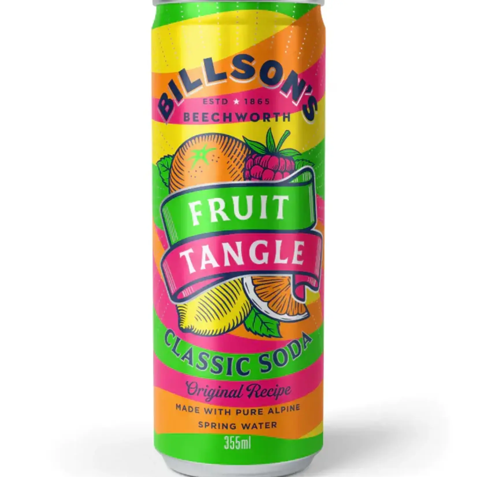Classic Soda Fruit Tangle 355ml Billson’s
