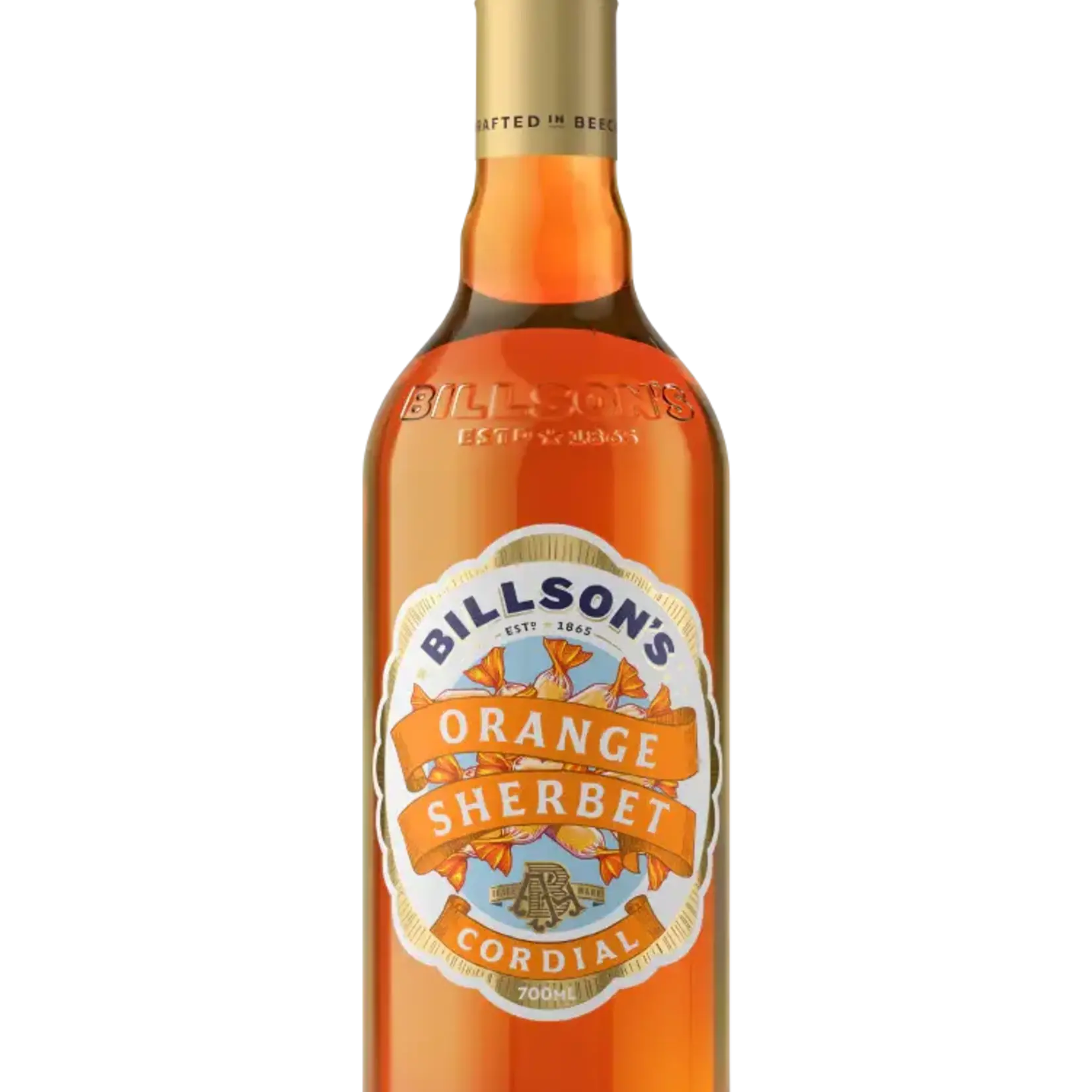 Orange Sherbet Cordial 700ml Billson